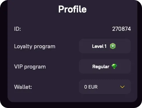 Zoome Casino Dashboard