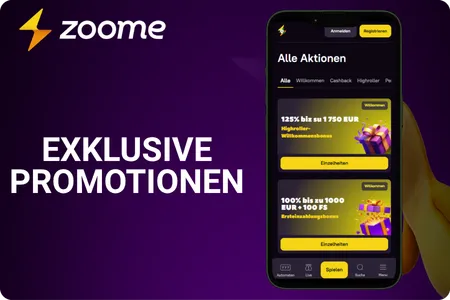Zoome Casino Exklusive App-Promotionen