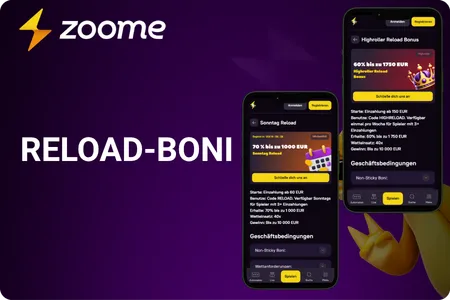 Zoome Casino Reload-Boni
