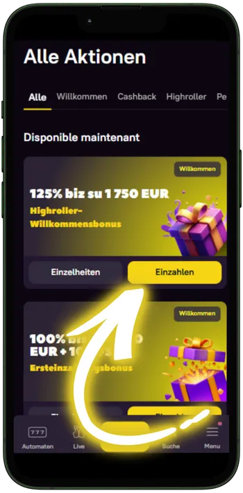 Zoome Casino Deinen Bonus auswählen