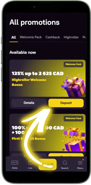 Zoome Casino Pick your bonus