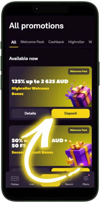 Zoome Casino Pick your bonus