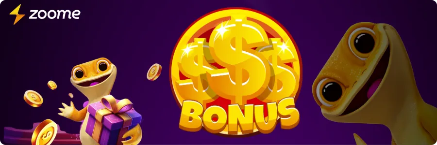 Zoome Casino Bonus Types of Bonuses in the App