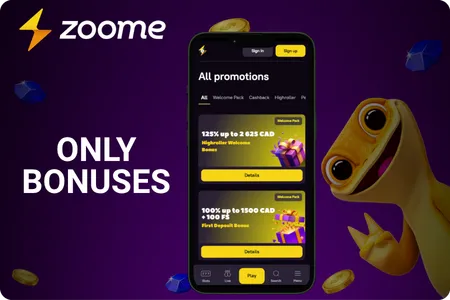 Zoome Casino App-Only Promotions